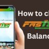 how to check fastag balance